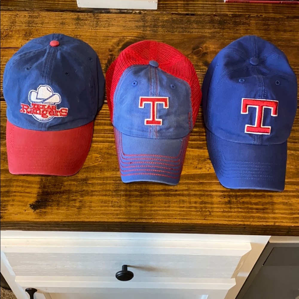Texas Rangers - 3 Hats